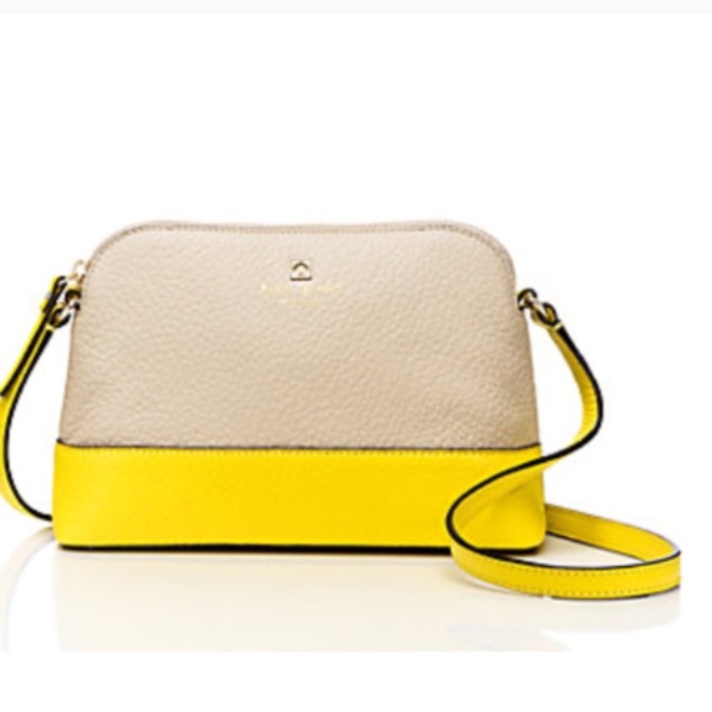 🆕 Kate Spade Hanna yellow crossbody purse